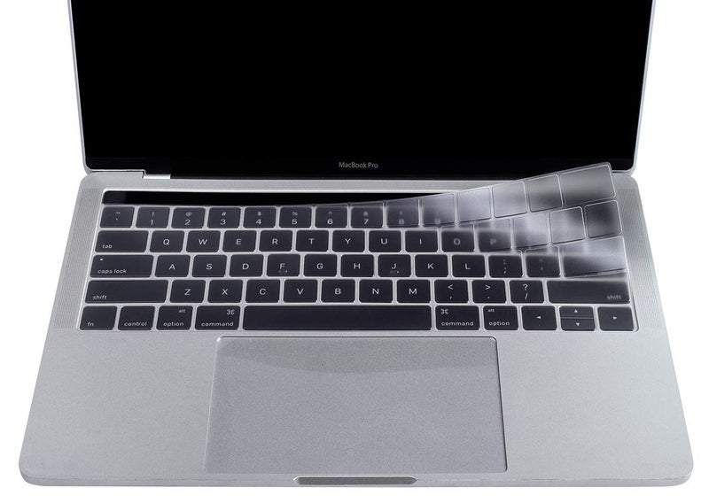 CaseBuy Premium Ultra Thin Keyboard Cover Skin for MacBook Pro with Touch Bar 13" and 15" (Apple Model Number A2159 A1706 A1707 A1989 A1990, 2019 2018 2017 2016 Release), US Keyboard Layout - Image 2